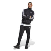 Adidas trainingspak 3 strepen tricot track zwart